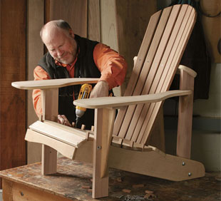 Adirondack chair free plan printable Mike Folkerth - King of Simple 