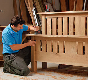mission bed by matt berger Furniture Plans