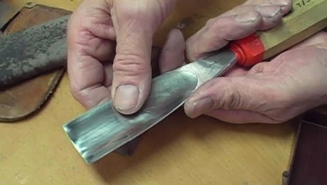 How to Sharpen Curved Blade 