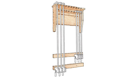 Clamp Rack Expands Storage