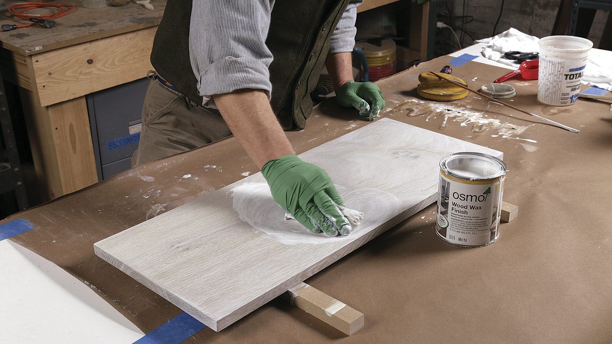 how to bleached oak finish