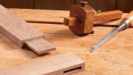 How to cut a mortise and tenon by hand