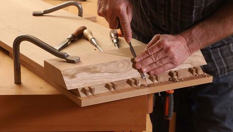 How to Cut Half-Blind Mitered Dovetails