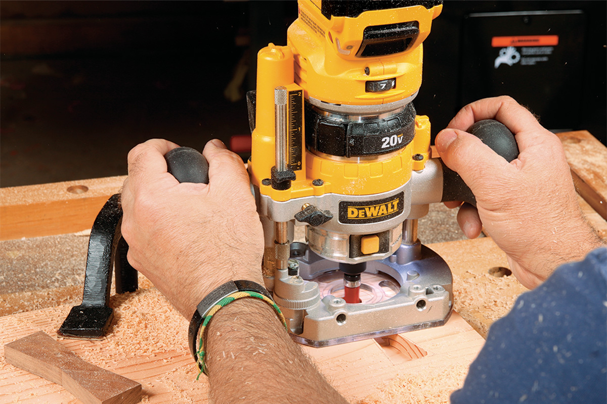 Tool Test Cordless Trim Routers FineWoodworking