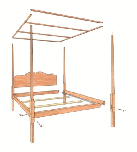 Pencil Post Bed Finewoodworking