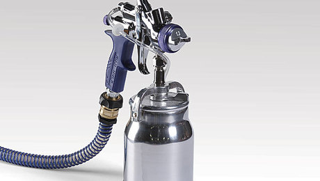 a nozzle for spray finishing