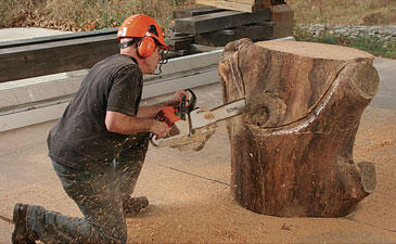 howard werner chainsaw furniture